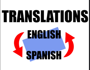 Translation Services (Spanish) - Traduccion en Español